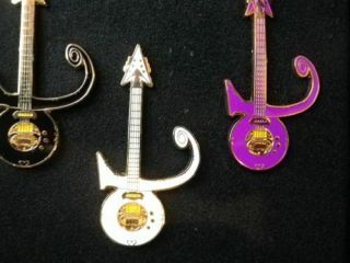 Prince / Symbol Guitar lapel PINs 5 color set 2