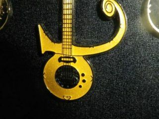 Prince / Symbol Guitar lapel PINs 5 color set 3