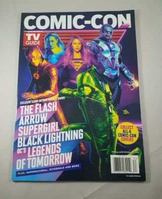 Tv Guide Comic Con Edition - Flash,  Arrow,  Supergirl,  Black Lightning