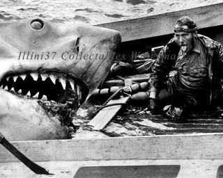 Robert Shaw In Jaws The Movie Rare 8x10 Photo