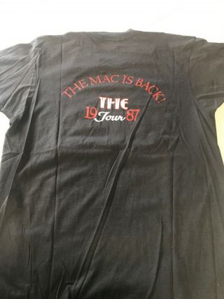Vtg vintage Fleetwood Mac 1987 The Chain Mac is Back concert t - shirt sz XL 2