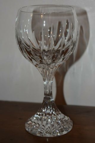Single French Baccarat Crystal Massena Red Wine Glass 6.  4  Tall