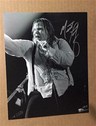 Meat Loaf / Bat Out Of Hell / Singer / Actor / Cool Signed B&w Photo 1