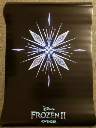 Frozen 2 27x40 Double Sided Movie Theater Poster Teaser Disney