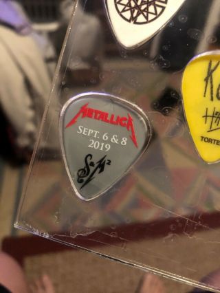 Metallica S&m2 Guitar Pick Rare 9/6/19 Night 1 Caught After Show