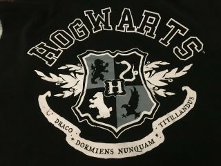 Harry Potter HOGWARTS mens XL snap up hooded sweatshirt Hoodie jacket Hermione 5