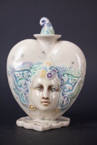 Vintage Tap Tacoma Pottery Art Nouveau Woman 