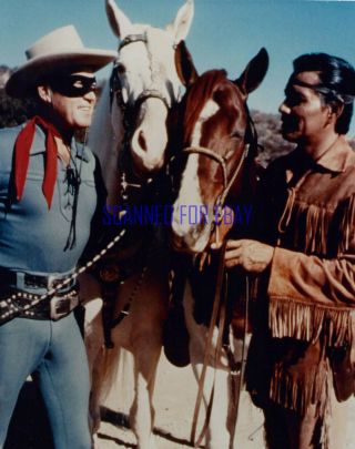 The Lone Ranger Rare Photo Of Clayton Moore And Jay Silverheels