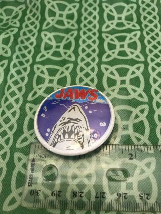 Vintage Jaws Universal Studios Ride Attraction Pinback Pin Button
