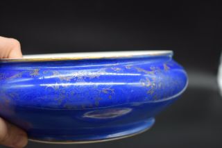 A Klingenberg AK France Limoges Cobalt Blue & Gold Courting Covered Dresser Box 5