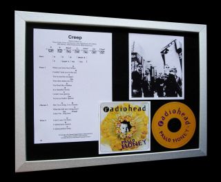 Radiohead Creep Ltd Top Quality Music Cd Framed Display,  Express Global