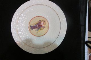 Belleek Collectors Society First Edition St.  Mathews Plate 368 Of 7500
