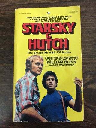 Vintage Starsky And Hutch Paperback Book 1975 Book 1 1st Edition