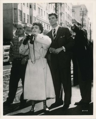 Joan Crawford Jack Palance Vintage Candid San Francisco Sudden Fear Studio Photo