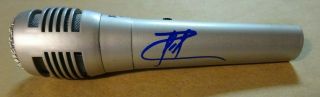 Signed Scott Stapp Autographed Microphone Creed (band) Lead Singer