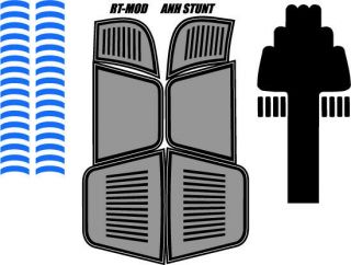 Star Wars Stormtrooper Rt - Mod " Anh Stunt " Helmet Decals Stickers Armor Cosplay