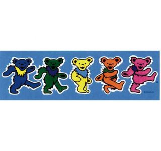 Grateful Dead Dancing Bears Sticker Rock Music