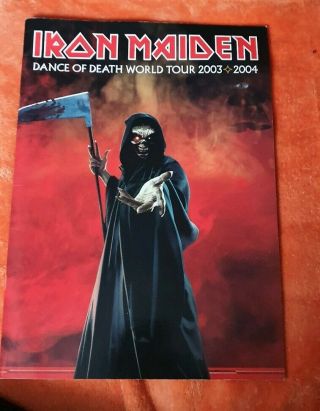 Iron Maiden Dance Of Death World Tour 2003 2004 Concert Programme Program (1)