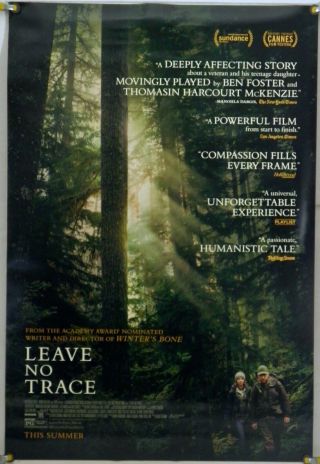 Leave No Trace Ds Rolled Orig 1sh Movie Poster Ben Foster (2018)