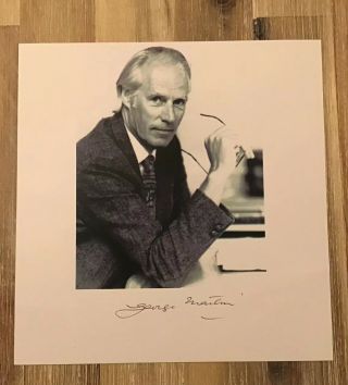 Sir George Martin - Autograph Signed Photo - The Beatles - Abbey Road