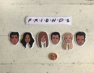 Friends Tv Show Series Stickers