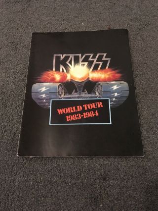 Kiss - World Tour 1983/84.  Signed