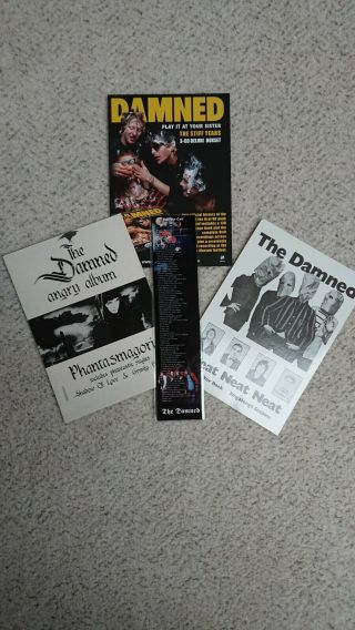 The Damned,  Postcards And Flyer.