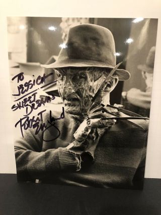 Robert Englund Freddy Krueger Signed 8x10 Photo Personalized Autograph