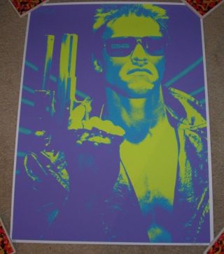 Terminator Day Variant Cameron 30th Art Movie Poster Print Aelhra Sn/30