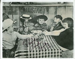 Gordon " Porky " Lee Actor In The Little Rascals & Our Gang Signed Photo Autograph