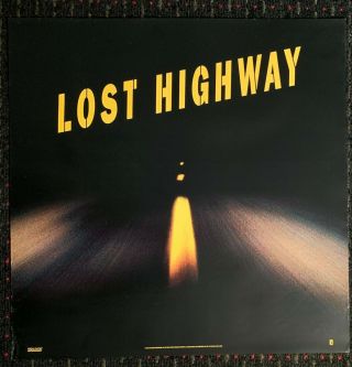 Lost Highway 24x24 Promo Poster David Lynch Nine Inch Nails Marilyn Manson Nin