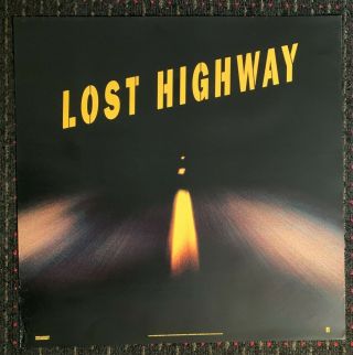 LOST HIGHWAY 24x24 promo poster DAVID LYNCH Nine Inch Nails MARILYN MANSON nin 6