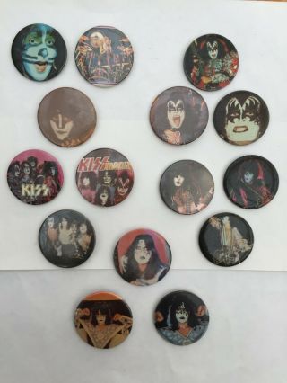 Kiss Badges Australian 1980 