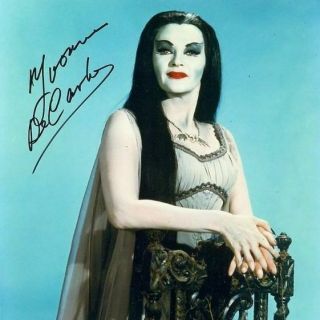 The Munsters Yvonne De Carlo Lily Munster Signed Fridge Magnet 3 " X 3 "