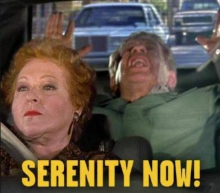 Seinfeld Tvshow 30 Years " Serenity Now " Fridge Magnet 3 " X 3.  5 "