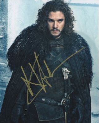 Kit Harington Game Of Thrones Signed Autographed 8x10 Photo K458
