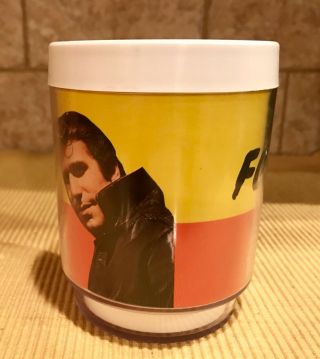 Vintage 1976 “The Fonz” Fonzie Happy Days Melamine Coffee Tea Mug Cup 10 oz 3