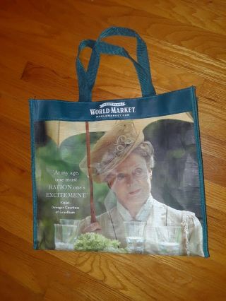 Downton Abbey Tote Bag From Cost Plus World Market Featuring Violet