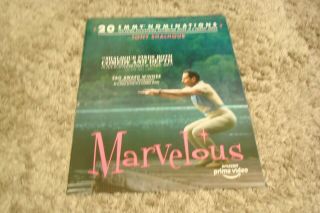 Marvelous Mrs.  Maisel 2019 Emmy Ad With Tony Shalhoub Exercising By Lake