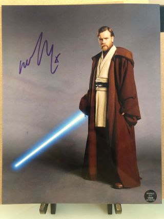 Ewan Mcgregor Signed Autograph 8x10 Star Wars Obi Wan Kenobi Rare