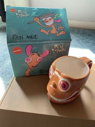 Ren And Stimpy Coffee Mug The Nick Box Exclusive Nickelodeon Mug