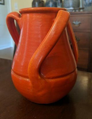 Antique Stangl Uranium Red Art Pottery Vase John Kunsman Fulper 6