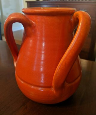 Antique Stangl Uranium Red Art Pottery Vase John Kunsman Fulper 7