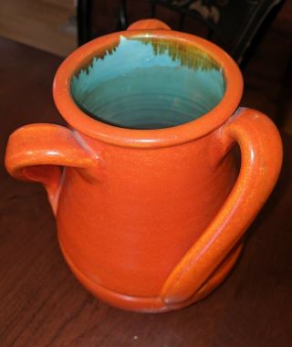 Antique Stangl Uranium Red Art Pottery Vase John Kunsman Fulper 8