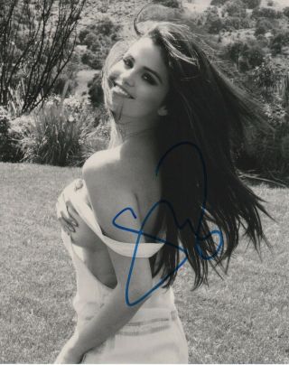 Selena Gomez Sexy Signed Autographed 8x10 Photo S502