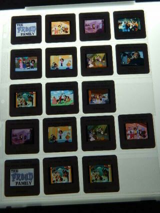2001 The Proud Family Disney Channel TV Press Kit - 1 Photo,  18 Color Slides RARE 4
