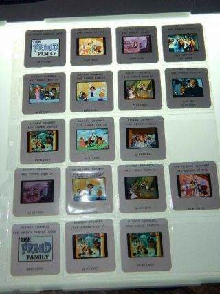 2001 The Proud Family Disney Channel TV Press Kit - 1 Photo,  18 Color Slides RARE 5