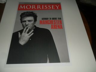 Morrissey Manchester Arena 2016 Concert Poster