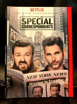 Special Correspondents - Netflix Fyc Emmy Pressbook Dvd