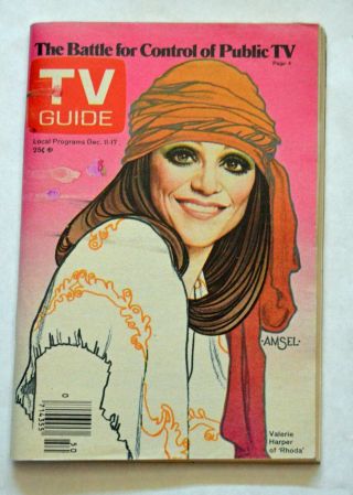 Valerie Harper Of " Rhoda " Cover By Amsel - 1976 York Metro Tv Guide - Exc